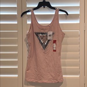 GUESS - NWT pink tank top [XL]